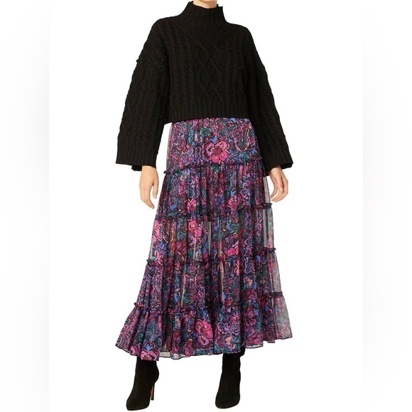Misa Ananda Skirt Flora Electric XS - Picture 1 of 7